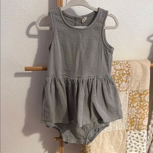 Quincy Mae skirted romper